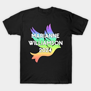 Marianne Williamson For President 2024 Rainbow T-Shirt